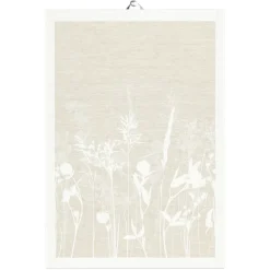 Airy beige kökshandduk 35X50 - Ekelunds Linneväveri