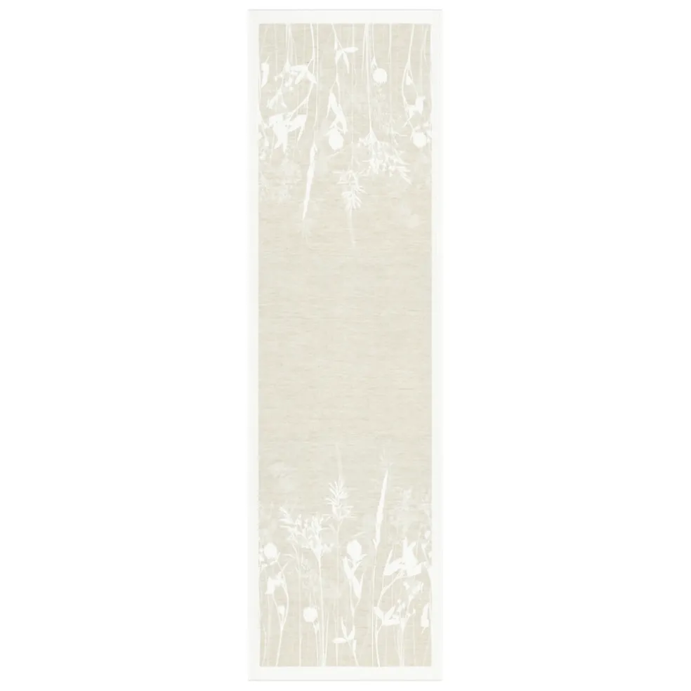 Airy beige löpare 35X120 - Ekelunds Linneväveri