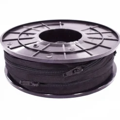 Blixtlås på metervara 6mm svart
