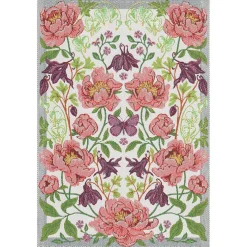 Blomsterfest kökshandduk 35X50 - Ekelunds Linneväveri