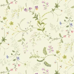Blomsteryra gul blommigt tyg