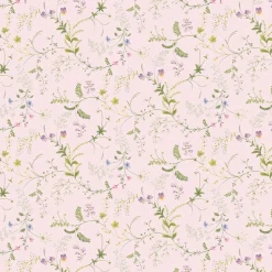 Blomsteryra rosa blommigt tyg