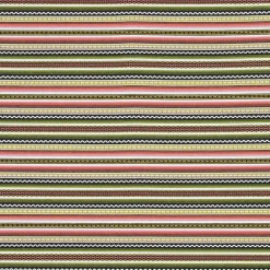 Cadiar grön-rosa jacquardtyg