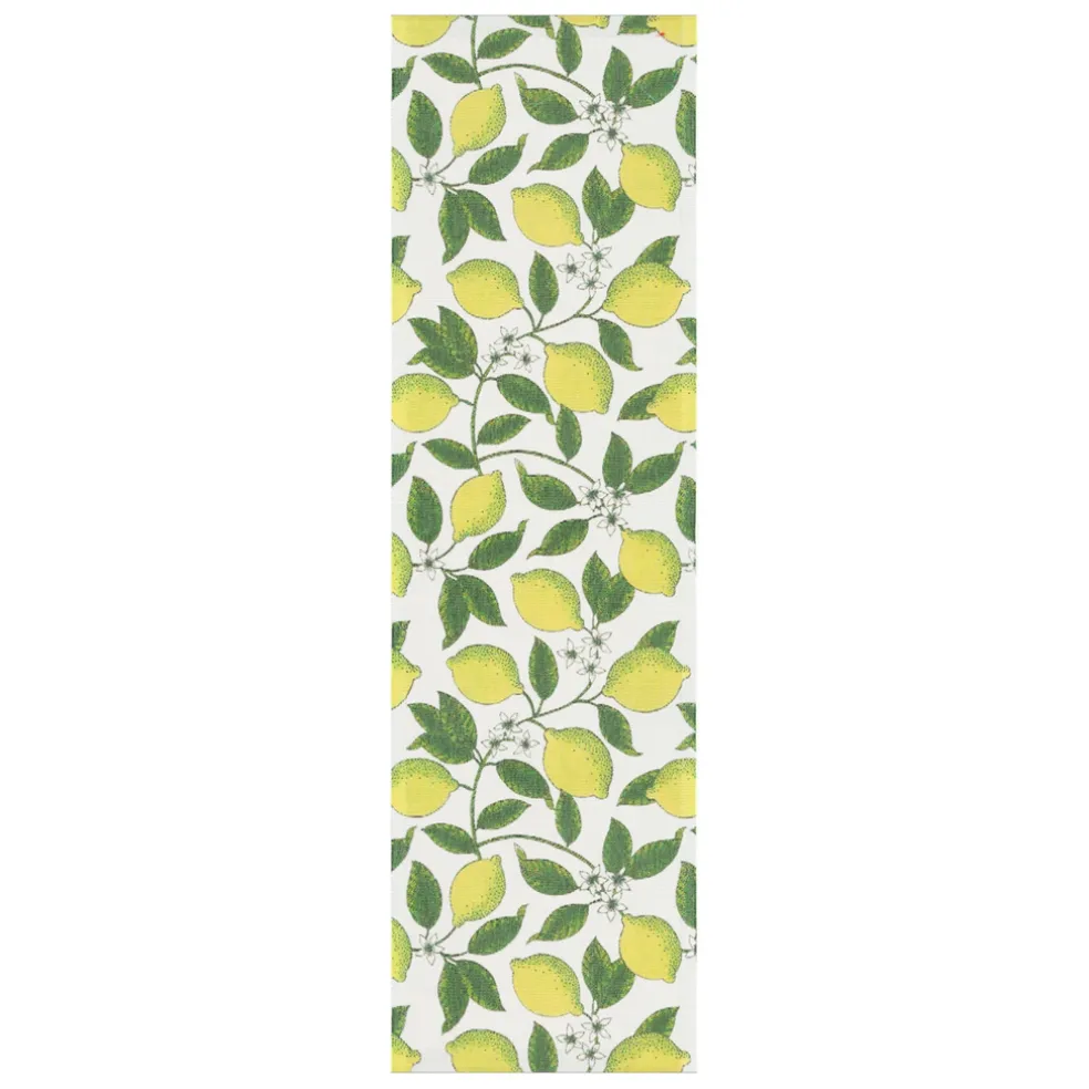Citroner löpare 35X120 - Ekelunds Linneväveri