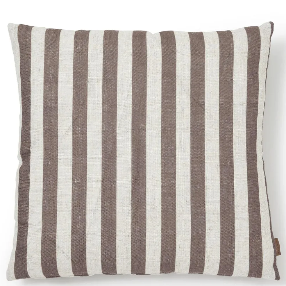Cruella stripe brun kuddfodral