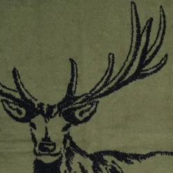 Deer grön filt