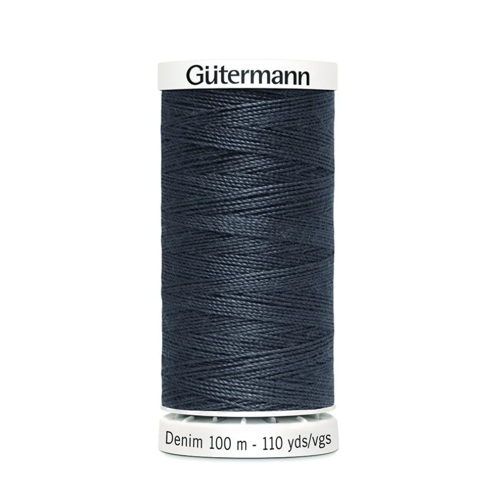 Denimtråd 100m Col.9455 grå