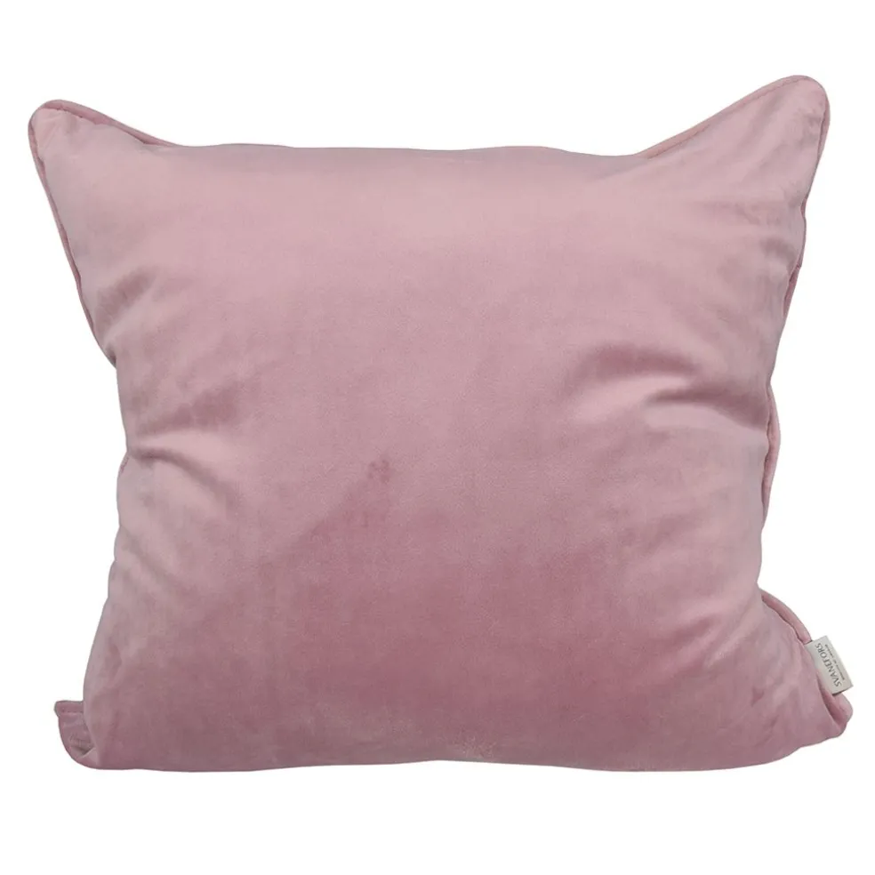 Estelle rosa sammet kuddfodral