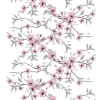 Fägring rosa tyg