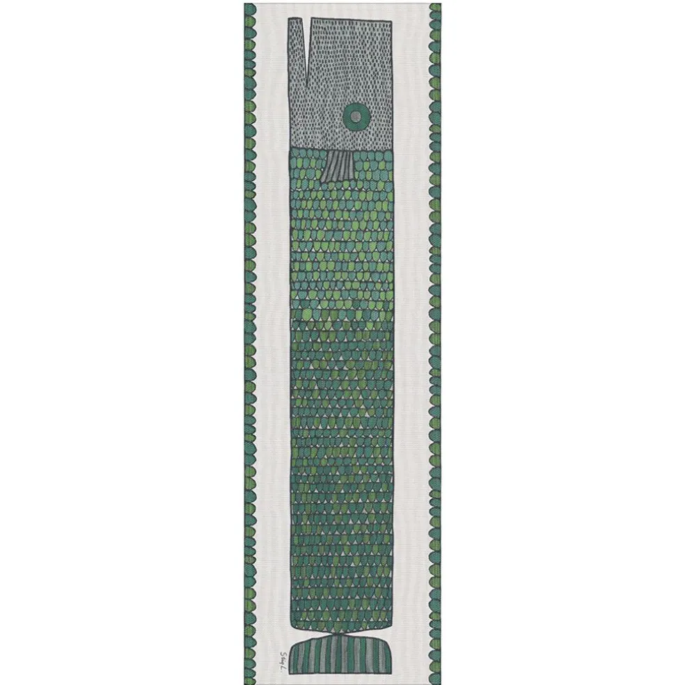 Fiskben löpare 35x120 - Design av Stig Lindberg