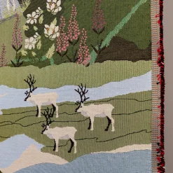 Fjällvandring ljusgrön gobeläng