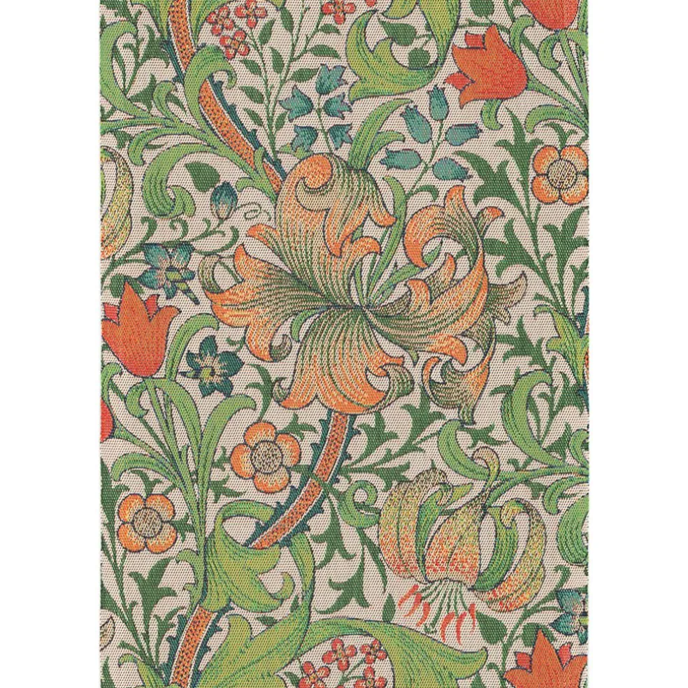 Golden lily kökshandduk 35X50cm William Morris - Ekelunds Linneväveri