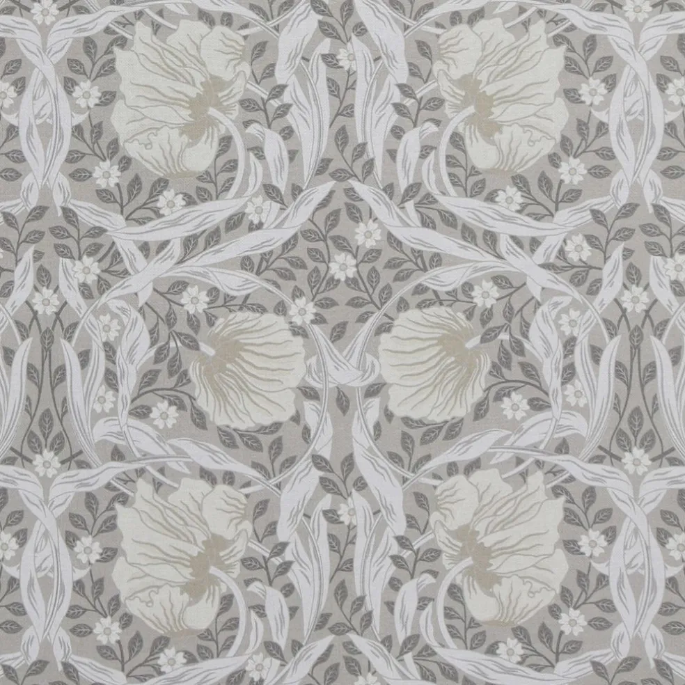 Grace beige tyg - Klassiskt Arts & Crafts mönster