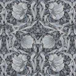 Grace blå gobeläng - Klassisk blommig Arts and Crafts design
