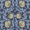 Grace blå tyg - Klassisk blommig Arts and Crafts design