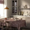 Grace röd bordsduk - Klassisk blommig Arts and Crafts design