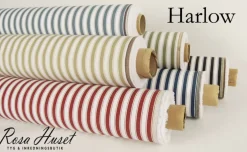 Harlow röd-vit randigt tyg