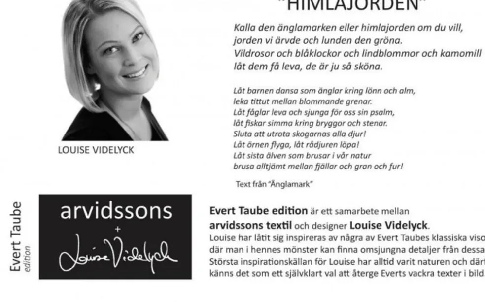 Himlajorden svart tyg