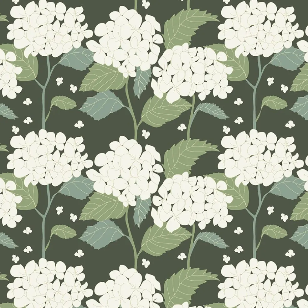 Hortensia grön bordsduk