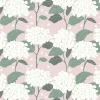 Hortensia rosa tyg