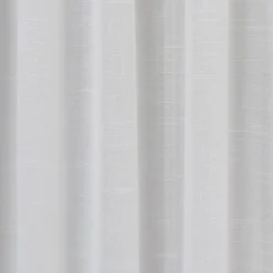 Hotellgardin Tilda vit tyg metervara med tyngdband 280cm