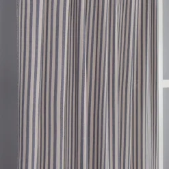 Karin blå randiga gardiner
