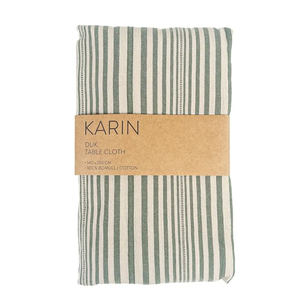 Karin grön bordsduk