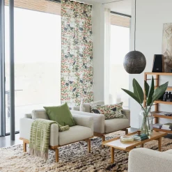 Körsbärsträdgården beige gardiner - Almedahls