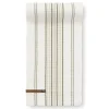 Linara beige löpare 17x120 cm – Randig bordslöpare