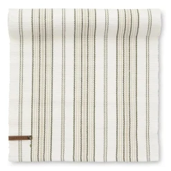 Linara beige löpare 35x120 cm – Randig bordslöpare