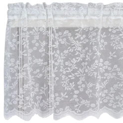 Lize offwhite spets kappmetervara 50 cm – romantisk gardinkappa