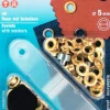 Öljetter 5mm guld