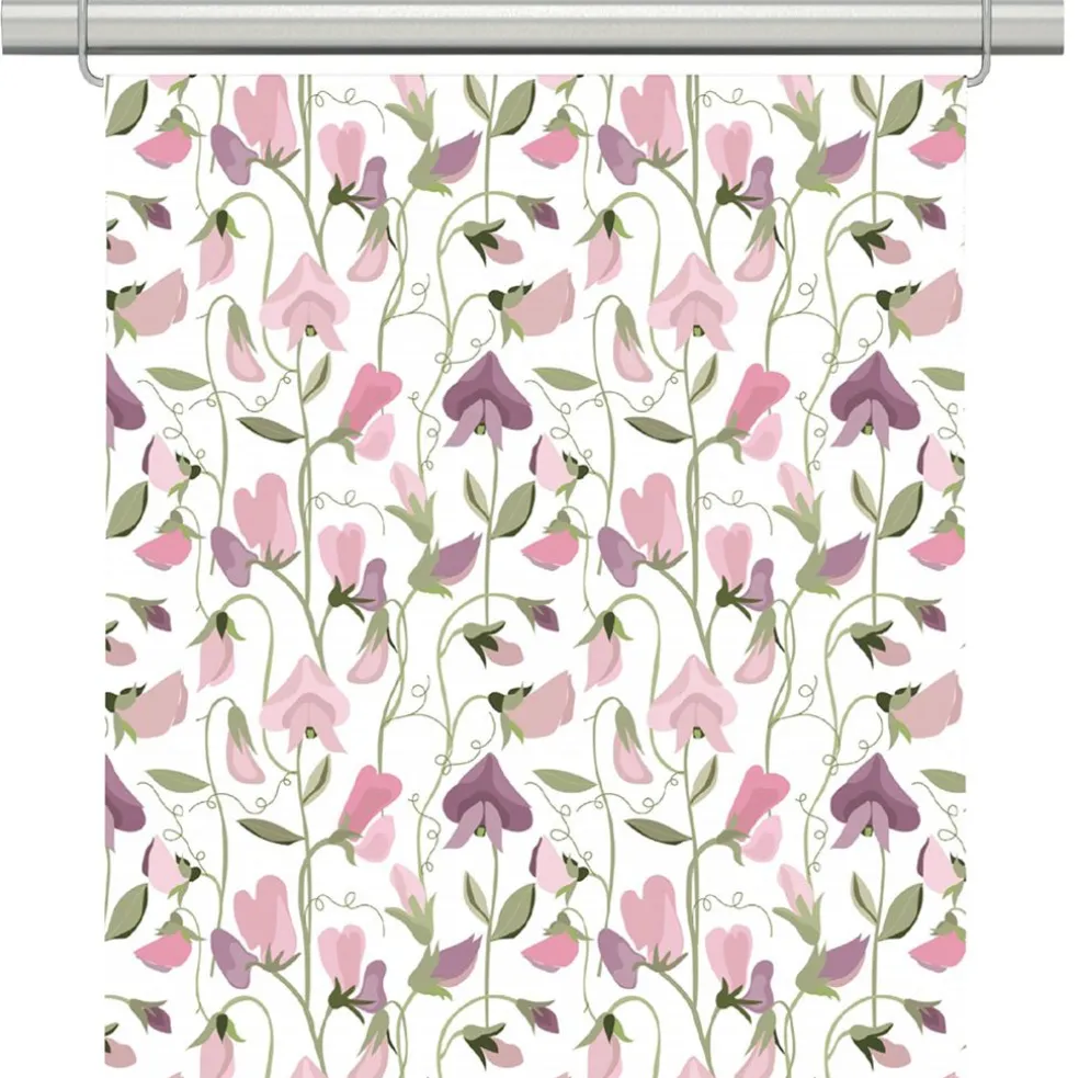 Luktärt rosa panelgardiner