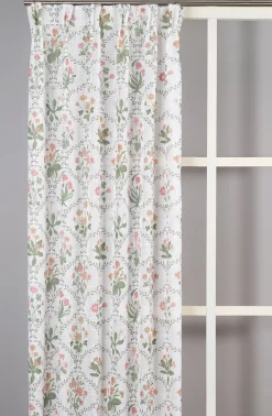 Mary multi gardiner - Blommiga gardiner i slub