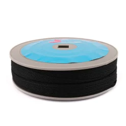 Möbelband slät svart 15mm