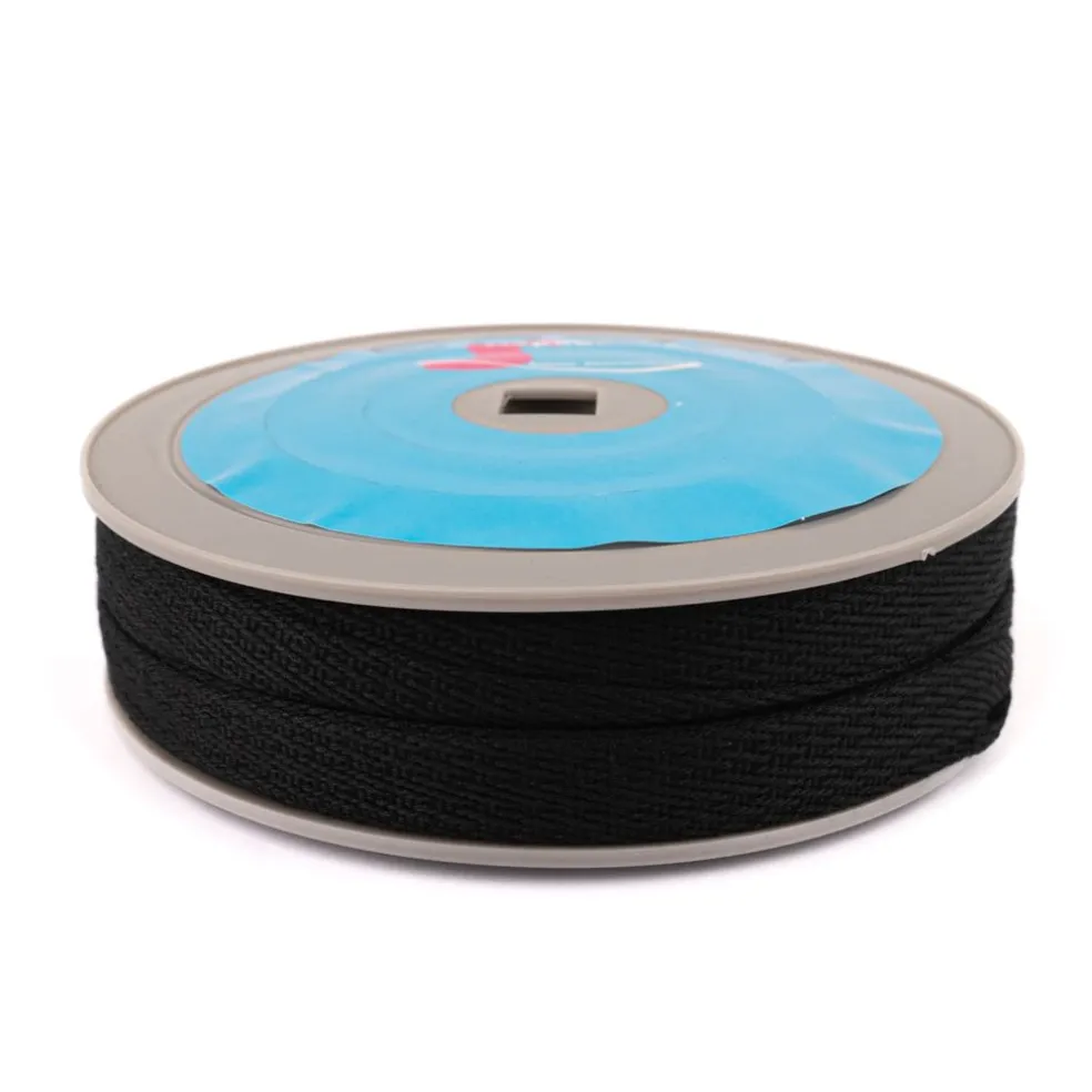 Möbelband slät svart 15mm