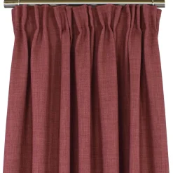 Milo marsala gardiner - Tidlös design med fin struktur