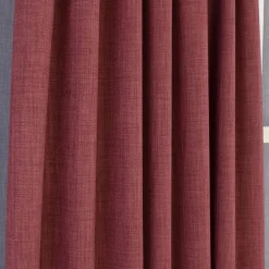 Milo marsala gardiner - Tidlös design med fin struktur