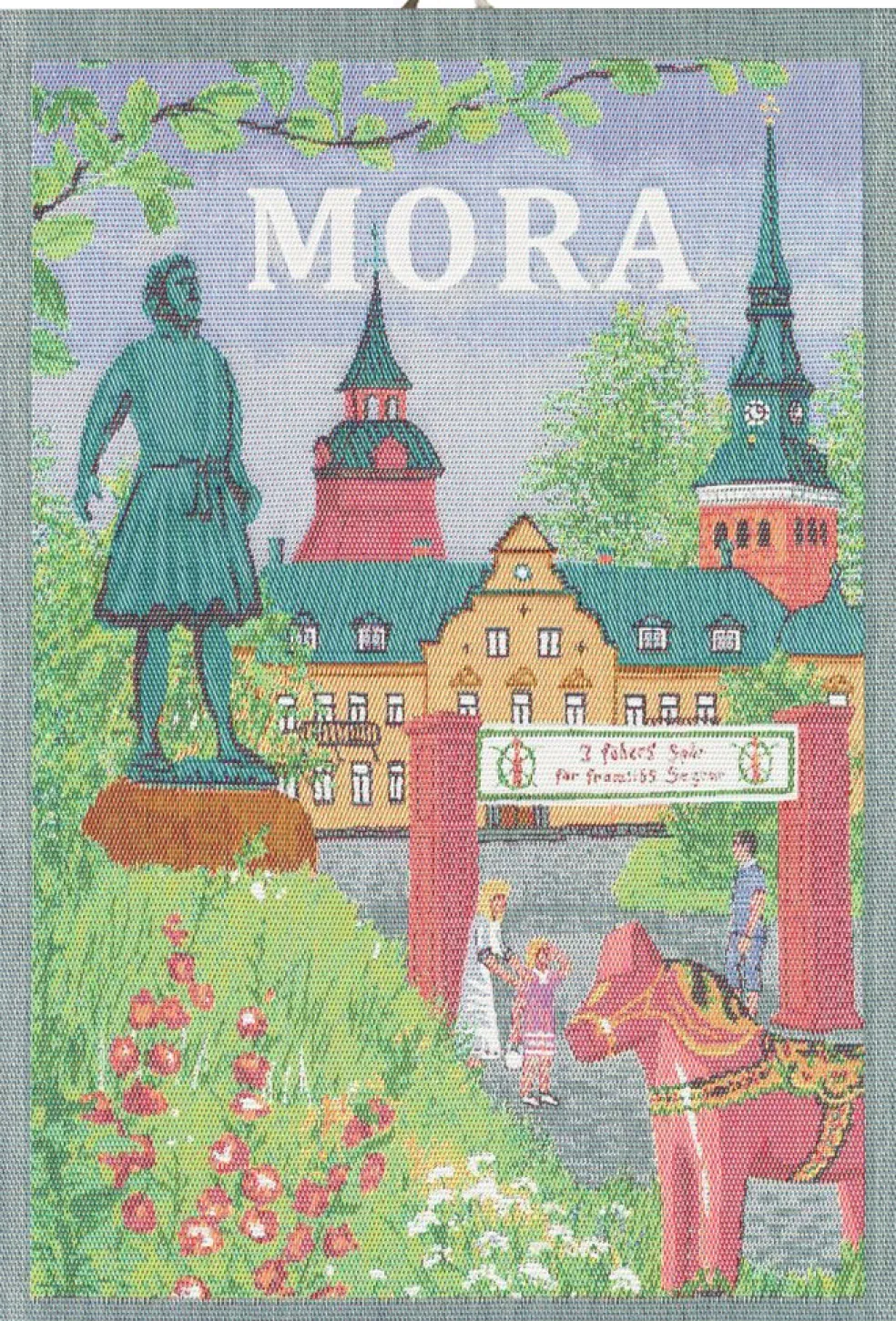 Mora kökshandduk 35X50 - Ekelunds Linneväveri