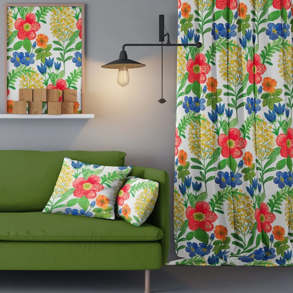Ängsdröm offwhite-multi gardiner