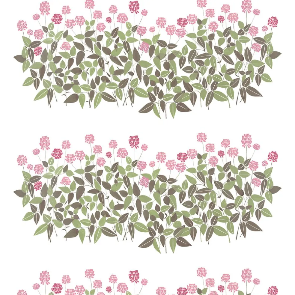 Ängsmark rosa tyg