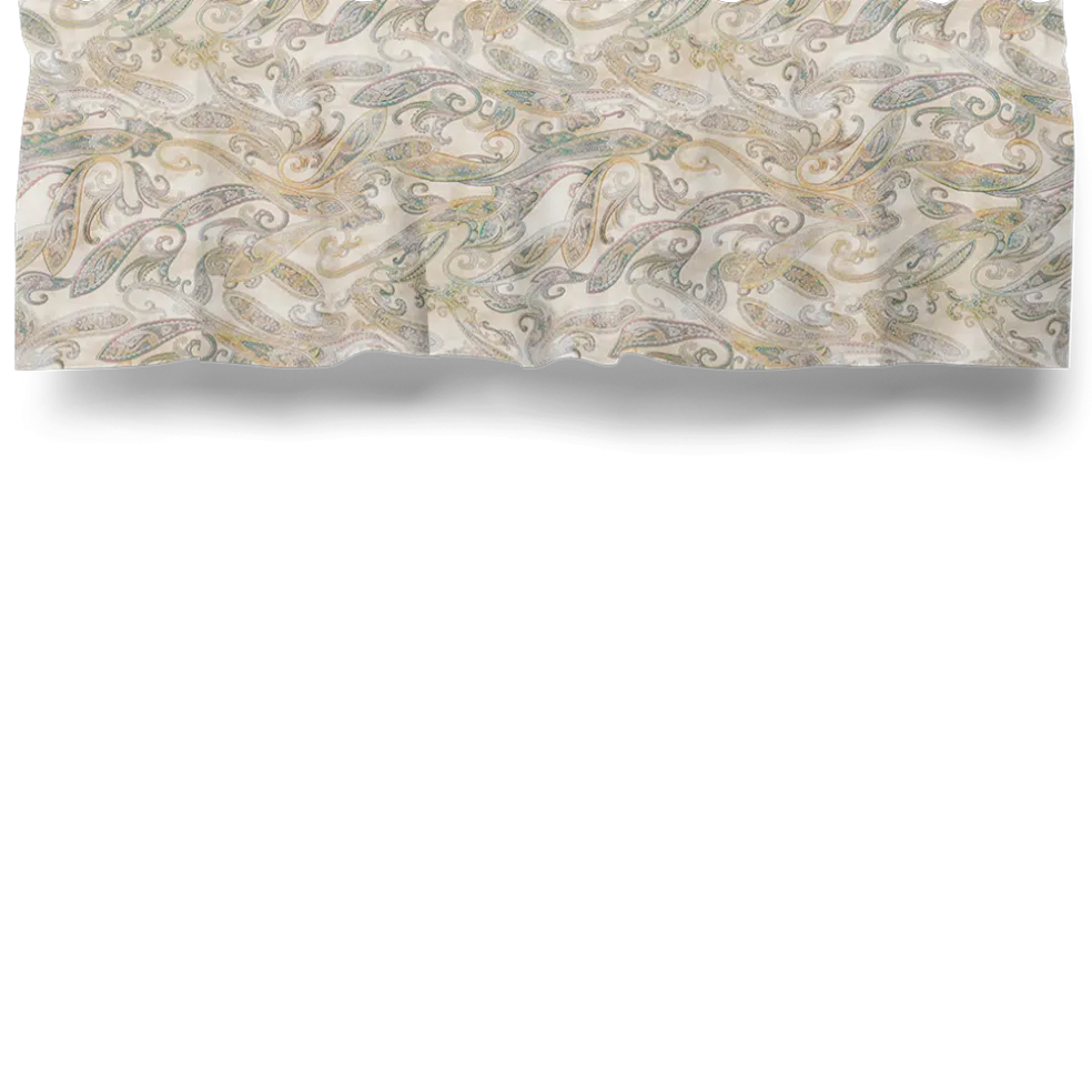 Orient beige gardinkappa metervara