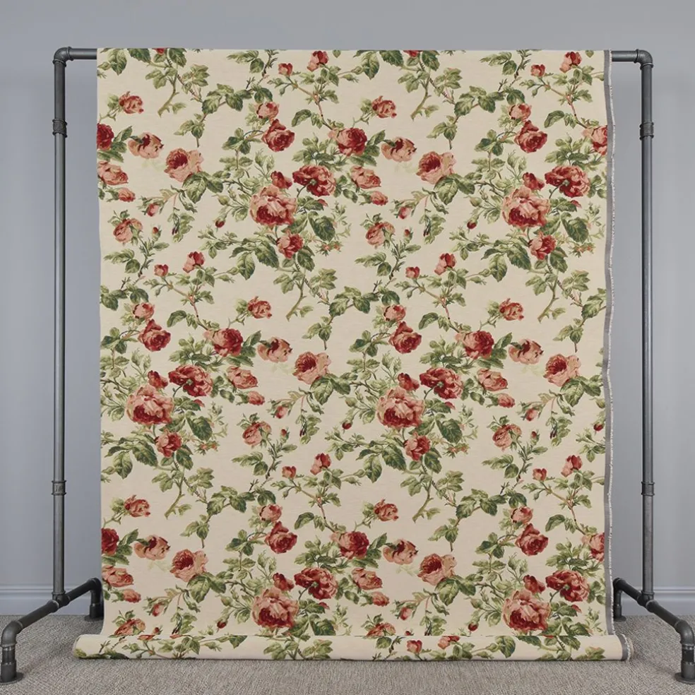Orlenas beige möbeltyg