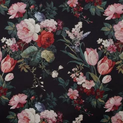 Painted vintage bouquet möbeltyg
