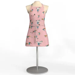 Pippi med vänner rosa barnförkläde