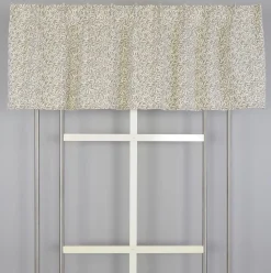 Ramas beige gardinkappa metervara med kvistar och blad