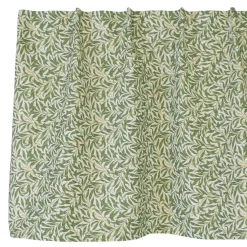 Ramas grön gardinkappa metervara med kvistar och blad