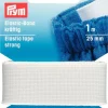 Resårband 25mm vit