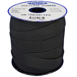 Resår 20mm svart