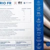RIO Light Grey Fuskskinn | Certifierad, Slitstarkt & lättskött